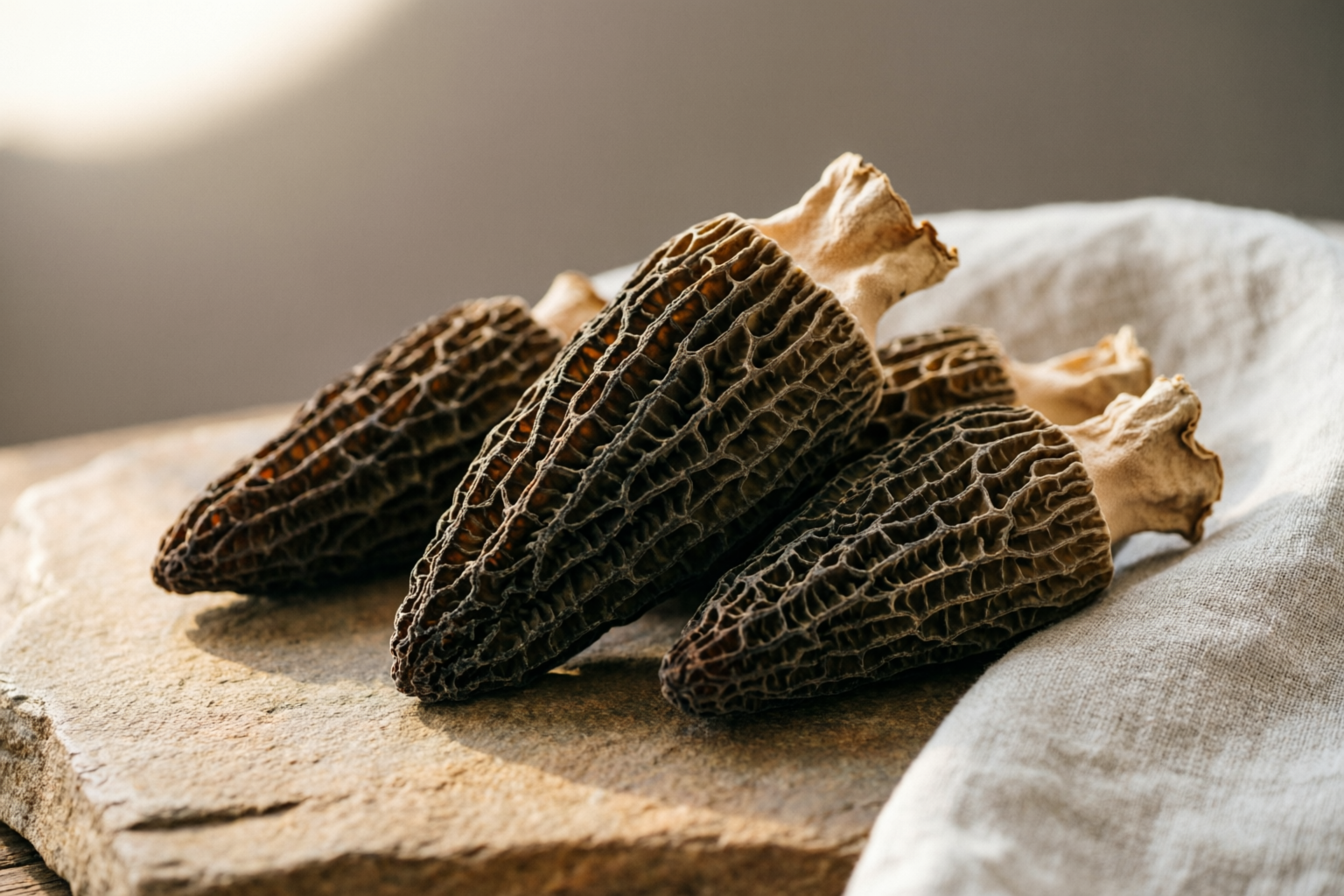 Dried Organic Morel Mushroom primary export catalog image