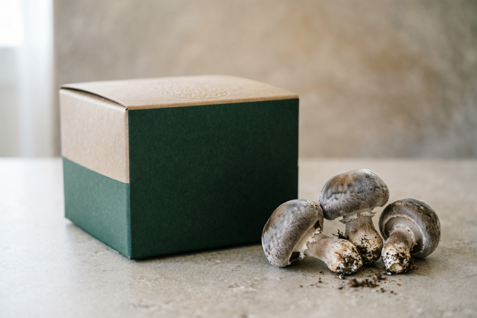 Organic Grey Tiger Paw Retail Box primary export catalog image