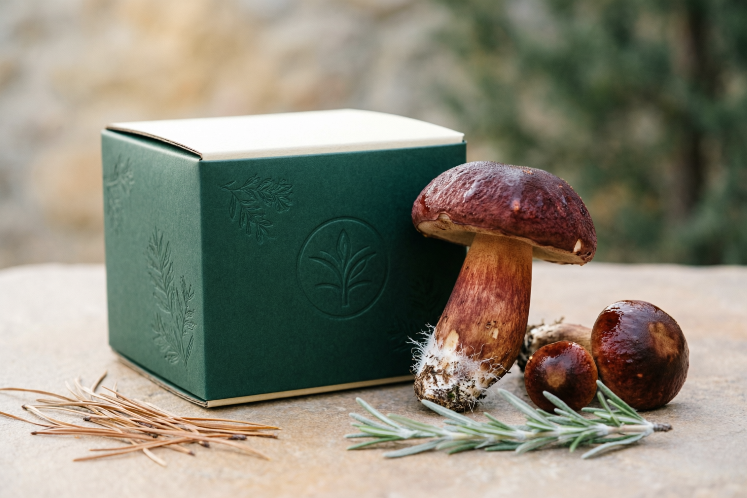 Organic Red Pine Retail Box primary export catalog image